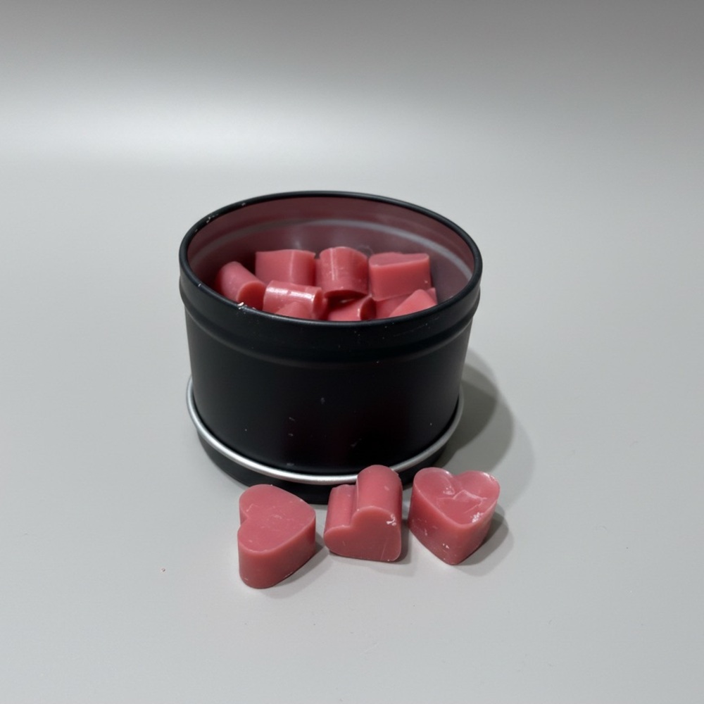 Heart-Shaped Pink Wax Melts